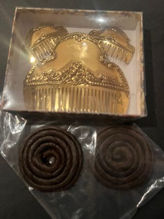 Conjunto Aderezo Fallera Niña Oro y Perlas