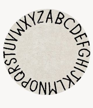 Alfombra Redonda Lorena Canals Abecedario