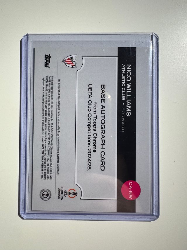 Nico Williams Jr. Auto /75 Geometric