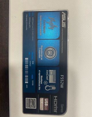 Portátil Asus Blanco