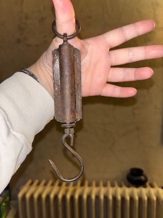 1 Bilancia Tascabile a Molla D’Epoca Marca”SALTER”