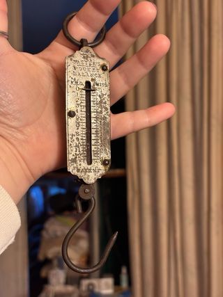 1 Bilancia Tascabile a Molla D’Epoca Marca”SALTER”