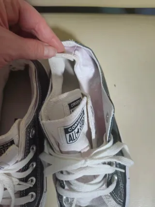 Zapatillas Converse Negro y Rosa Talla 39