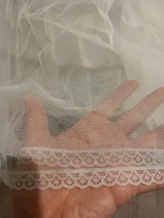 Cancán fallero 100 cm blanco