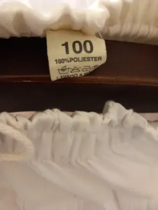 Cancán fallero 100 cm blanco