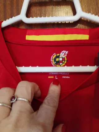 CAMISETA ESPAÑA, TALLA L, NUEVA