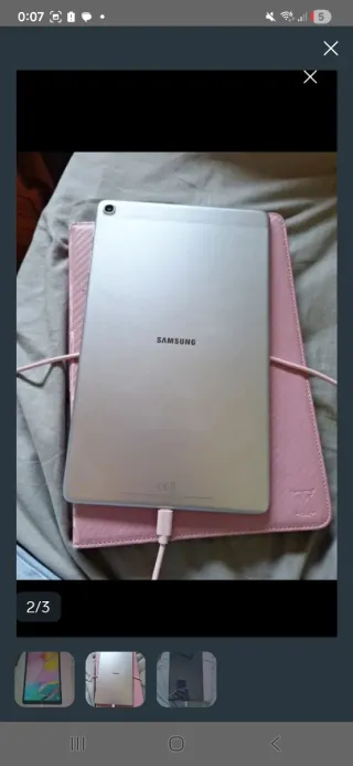 Tablet Samsung A2019 Negra/Rosa