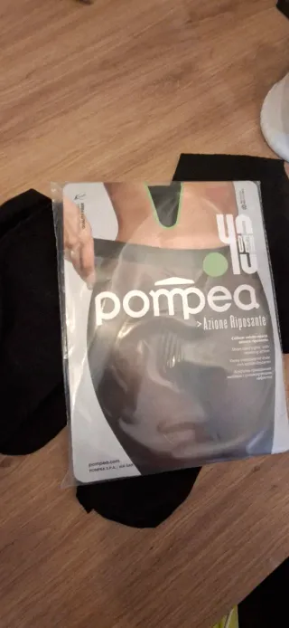 Collant Pompea neri taglia unica