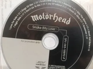 Motorhead Snake Bite Love Promo CD raro