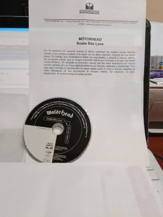 Motorhead Snake Bite Love Promo CD raro