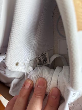 Zapatillas Nike Botín Blancas y Azules