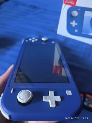 Nintendo Switch Lite con juegos