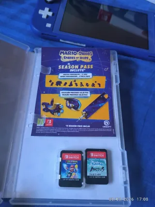Nintendo Switch Lite con juegos