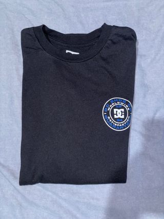 Camiseta DC Shoes Manga Larga Negra