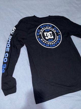 Camiseta DC Shoes Manga Larga Negra