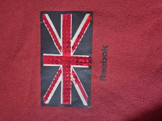 Jersey Reebok vintage granate Union Jack mujer