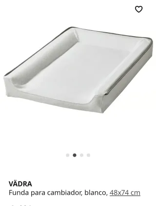 Cambiador Ikea de bebé + funda