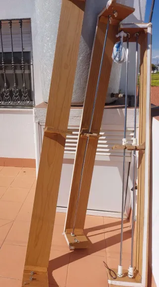 Cenefas de cortina de madera