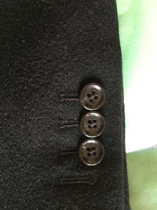 Cappotto Tagliente Lana e Cashmere Uomo Nero