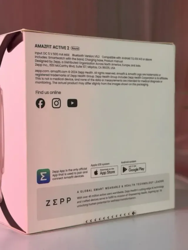 Amazfit Active 2 - Nuevo sin abrir