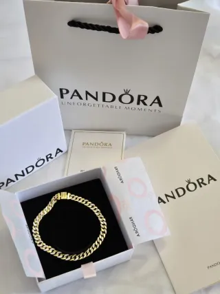 Pulsera Pandora Oro y Plata