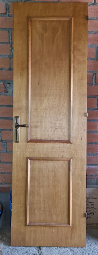 Puerta hueca de madera de 0,60x2,02m.