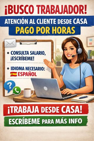 Se Requiere Personal para Atención al Cliente.