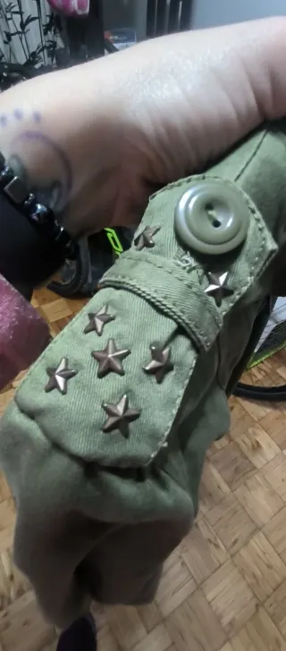 Chaqueta verde militar