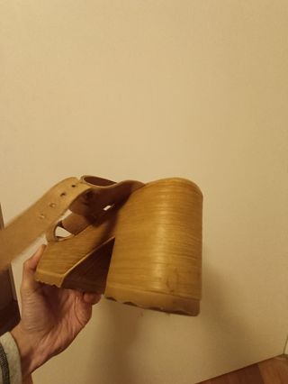 Sandalias Mousse & Cloud Marrones Talla 38