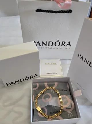 Pulsera Pandora Plata Corazones