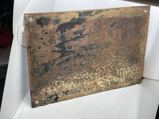 Targa metallo smaltato Assicurazione anni 50