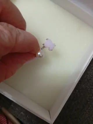 Anillo Tous Plata Perla Cuarzo Rosa