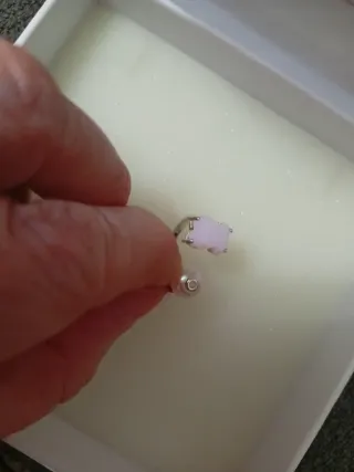 Anillo Tous Plata Perla Cuarzo Rosa