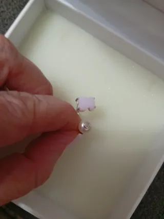 Anillo Tous Plata Perla Cuarzo Rosa