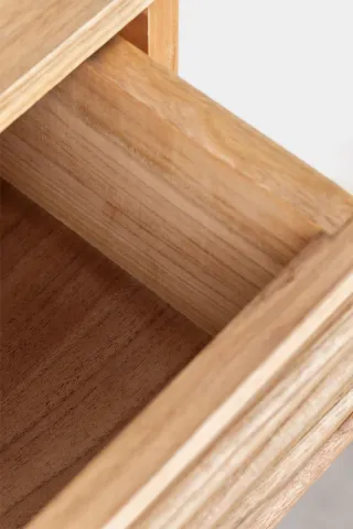 Consola recibidor madera y metal SKLUM