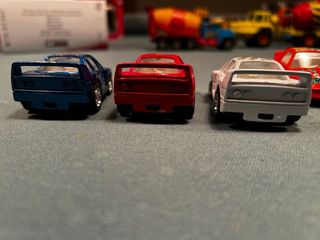 6 modellini auto F40 e BMW Z5