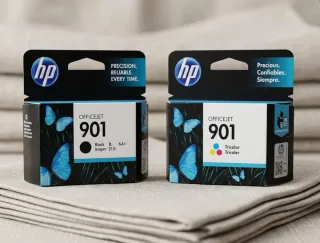 2 Cartuchos HP 901 Negro y Tricolor Originales