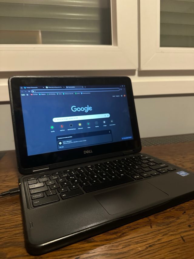 Chromebook Dell 3100 2-en-1 Negro/Gris