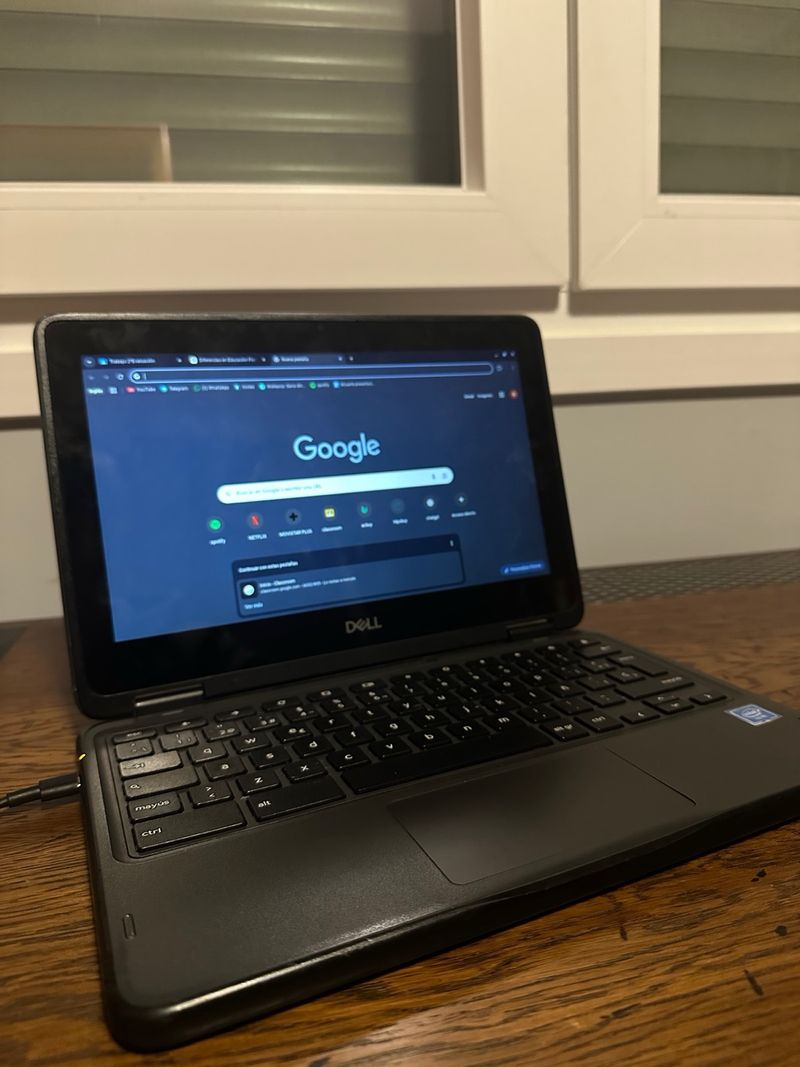 Chromebook Dell 3100 2-en-1 Negro/Gris