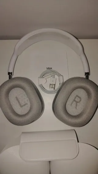 Cuffie Bluetooth Max Argento