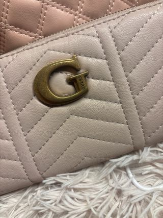 Bolso Guess Rosa con Cartera
