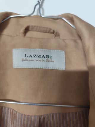 Trench Lazzari tg 44  cammello