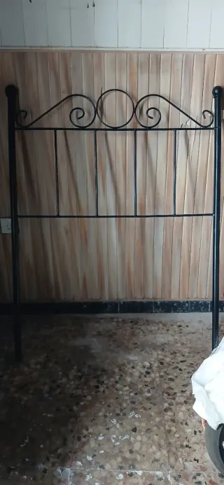 Cabecero de cama forja negro