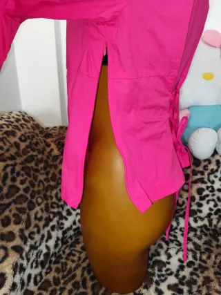 Camisa rosa talla 42 con corsé