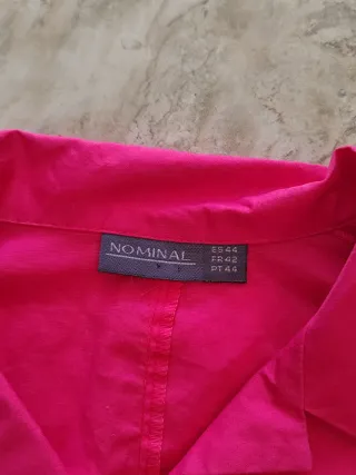 Camisa rosa talla 42 con corsé