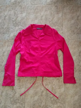 Camisa rosa talla 42 con corsé