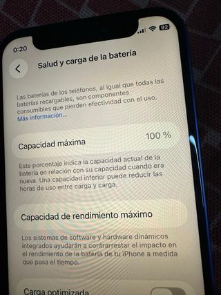 Iphone 12 Mini 256GB Bateria 100% pantalla nueva