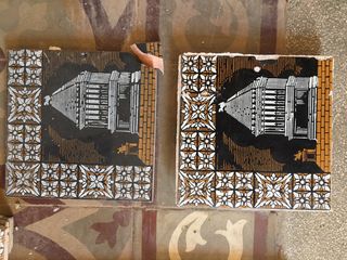 Azulejos antiguos decorativos