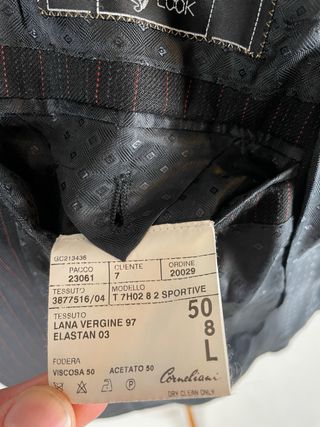 Abito completo Corneliani sartoriale Made in Italy