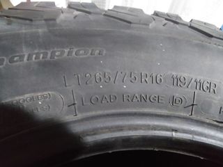 4 Neumáticos BFGoodrich Todoterreno 265/75 R16